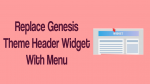 Genesis Theme Header Widget
