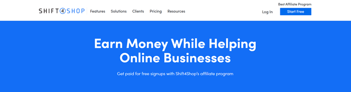 Shift4Shop Homepage