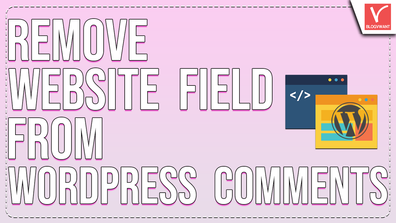 Remove website field from WordPress comments