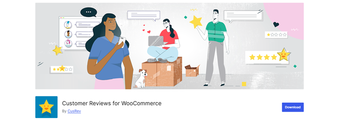 Customer Reviews for WooCommerce Homepage