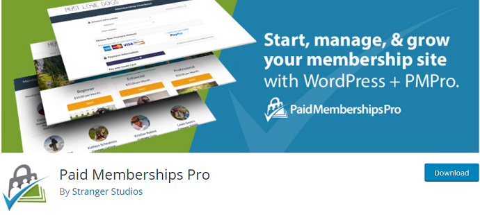 Paid Memberships Pro (MemberPress Alternatives)