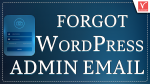 Forget WordPress Admin Email