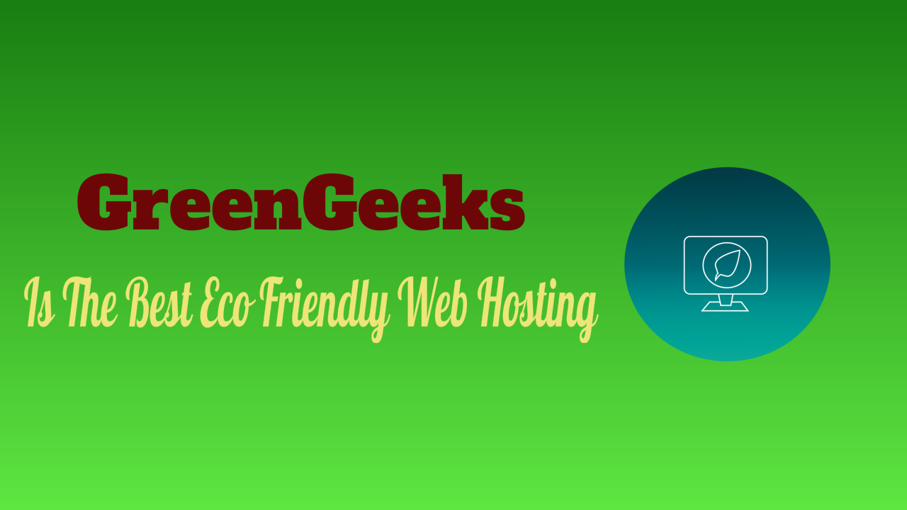 Eco Friendly Web Hosting