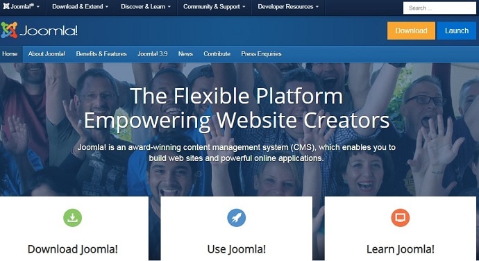 Joomla Home Page