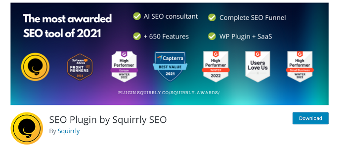 7. Squirrely SEO - The Underrated WordPress SEO Plugin