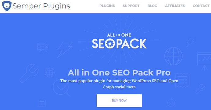 ALL IN ONE SEO PACK - WordPress-Pugin-HomePage