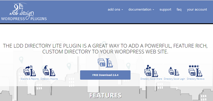 LDD Directory Lite-WordPress-Plugin-HomePage.