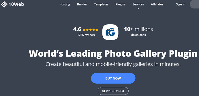 Photo-Gallery-Plugin-of-10Web-for-WordPress-Home-Page