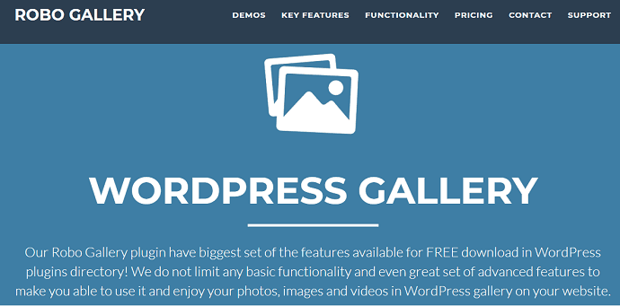Robo Gallery-Plugin-for-WordPress-Home-Page