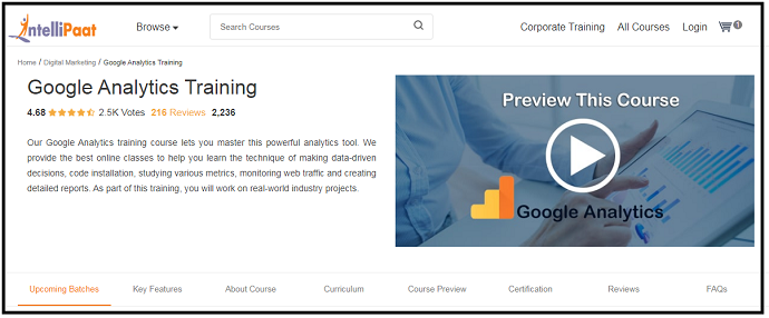 IntelliPaat-Webpage-which-provides-best-online-Google Analytics-Courses