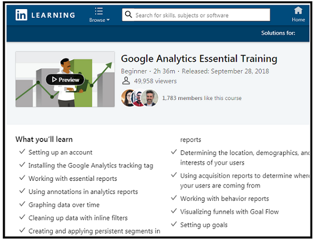 LinkedIn-Learning-Webpage-which-provides-best-online-Google Analytics-Courses