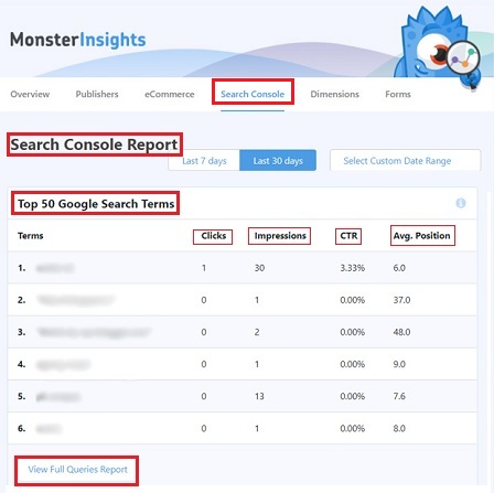 monsterinsights-search-console-report-direct-view-on-your-wordpress-site