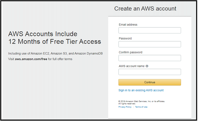 Creating-Free-Account-with-Amazon Web Services (AWS)
