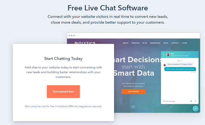HubSpot -Live Chat-Web-Page-for-WordPress