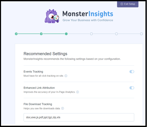 File Download Tracking-option- in WordPress-using-MonsterInsights