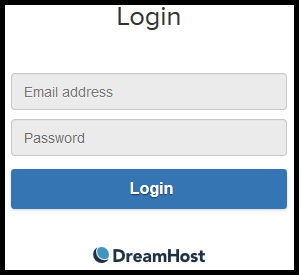 DreamHost-Webmail-Login-page