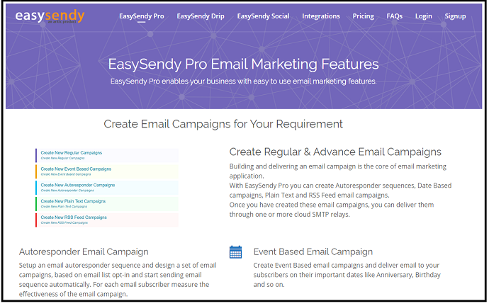 EasySendy Pro-Official-Webpage