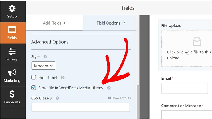 Storing-all the uploaded files-in WordPress Media Library