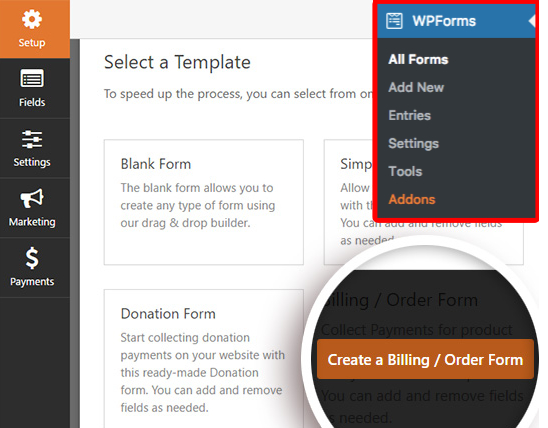 Create-a-new-order-form-using-WPForms-on-WordPress-site