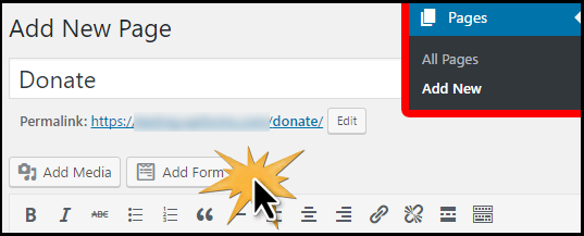 Add Form-Button-in-New-Post-or-Page