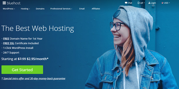 BlueHost-Official-Website-Page