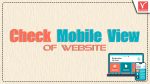 Check Mobile View of Website