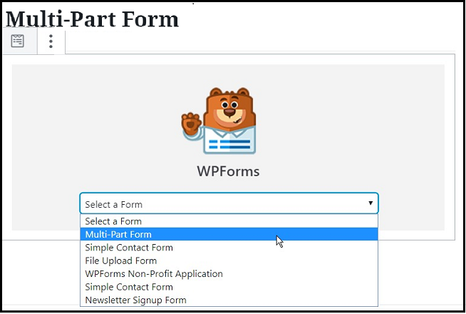 Choose-Your-From-From-WPForms-Widget-Menu-To-Add-Inside-Your-Post