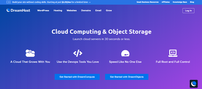 DreamHost-Cloud-Hosting-Official-Website