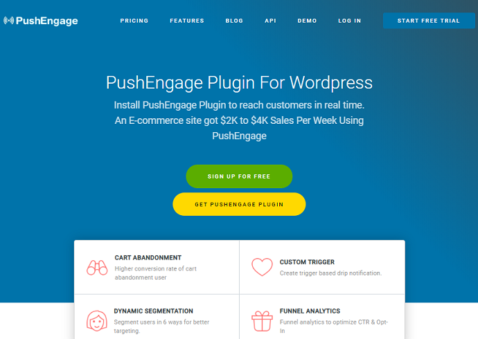 PushEngage-Plugin-for-WordPress-Official-Website-Page