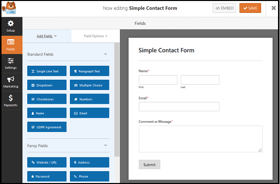 WPForms-Simple-Contact-Form