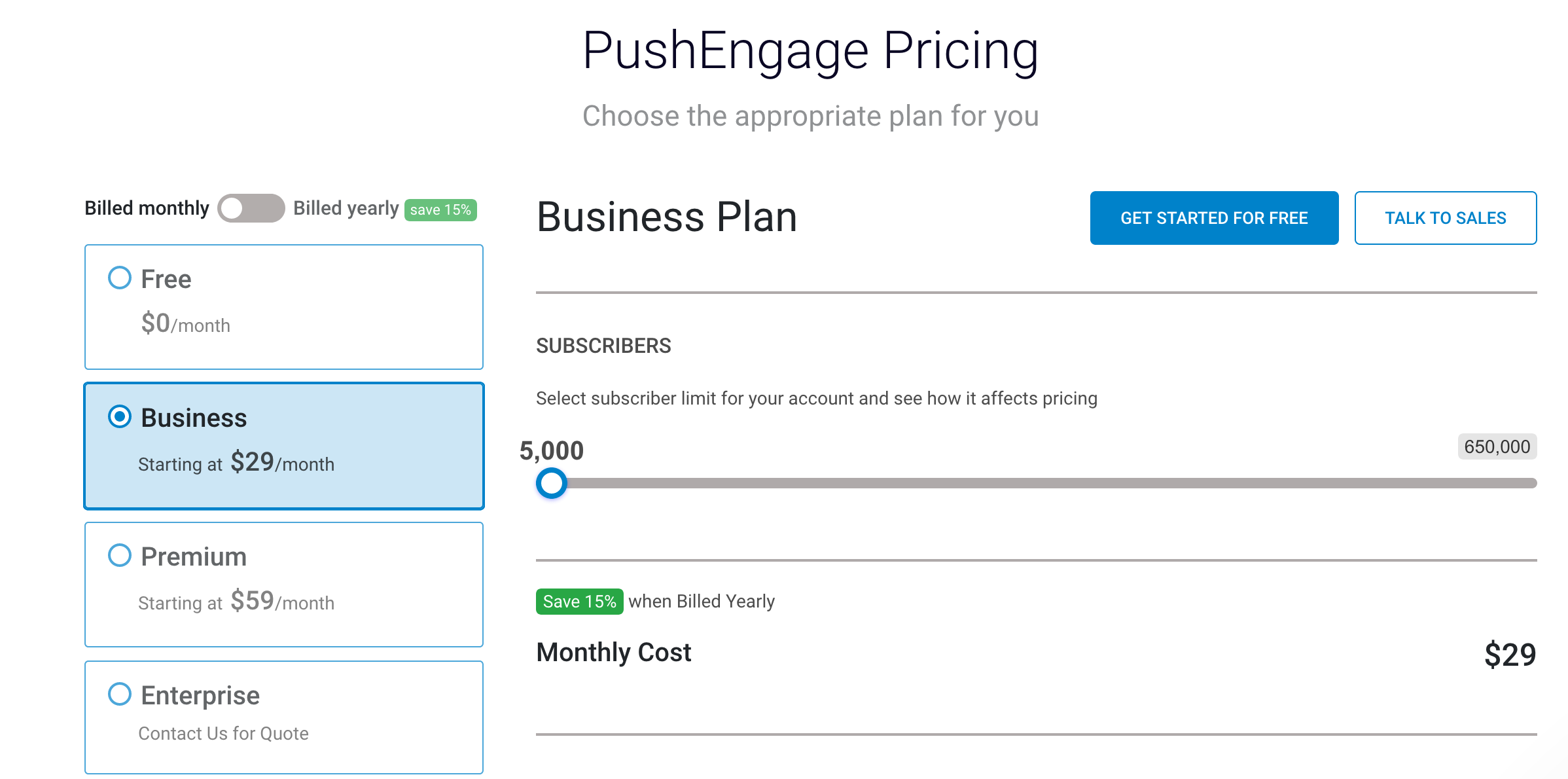 pushengage_monthlyplans