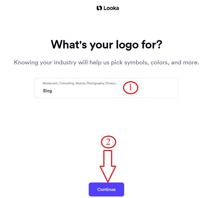 Looka Logo category