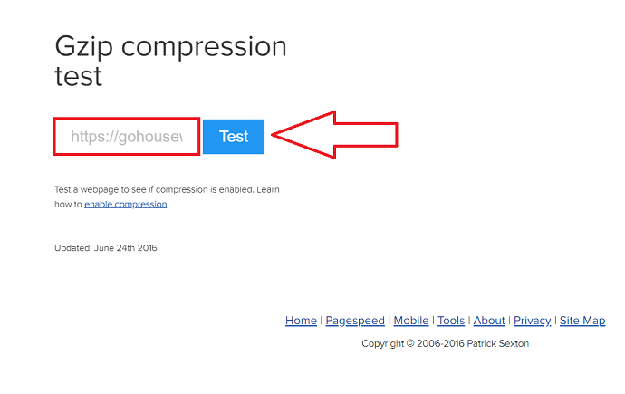 varvy GZIP Compression online test tool