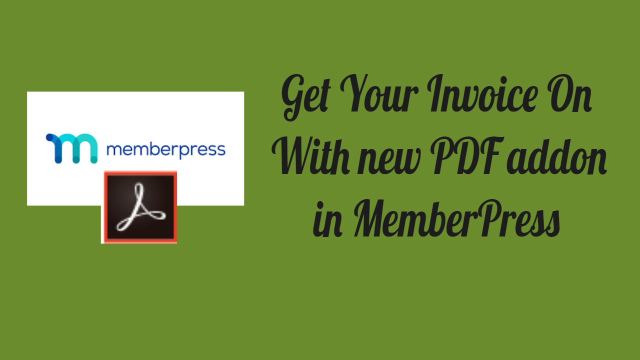 Pdf addon in MemberPress