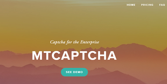 2. MTCaptcha - reCaptcha alternative