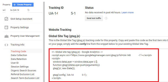 Google Analytics Global Site Tag (gtag.js)