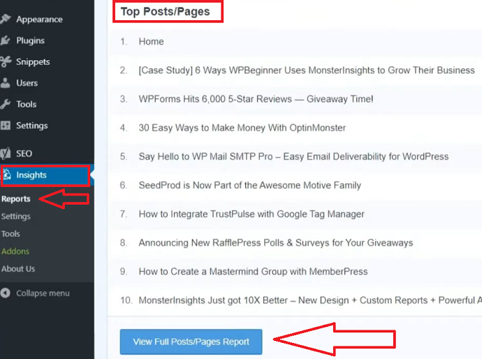 Method 2 Using MonsterInsights to Track Specific Landing Page Traffic Source