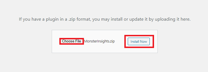 Step 2: Install MonsterInsights plugin