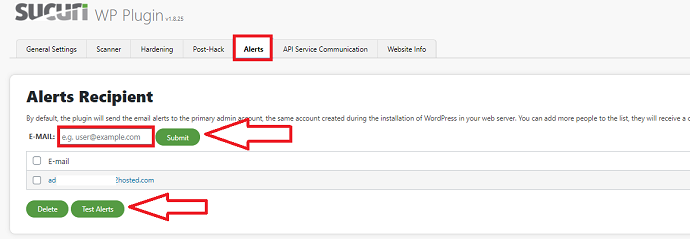 Step 3 Enable Security Alerts