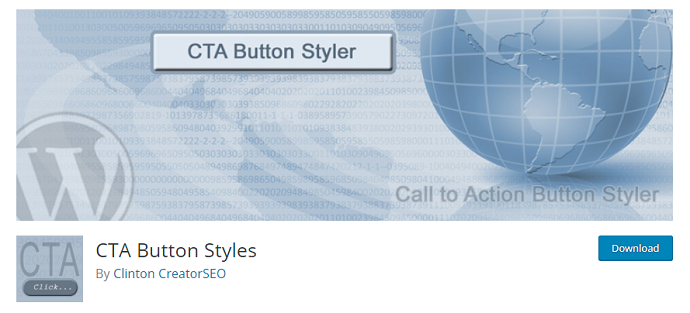 CTA Button Styles - WordPress Plugin to add button to WordPress Menu