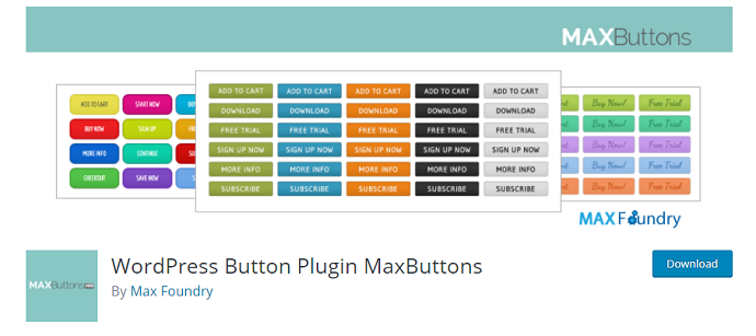 Method 5 Using MaxButtons Plugin to Add Button to WordPress Header