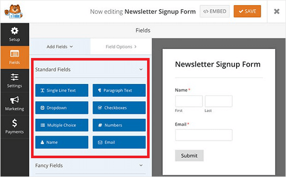 Step 6 Add or Edit the Form Template Fields
