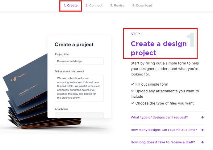 Step 1 Create a Project (How Penji Works)
