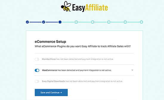 EasyAffiliate Feature - Simple and Smooth Setup