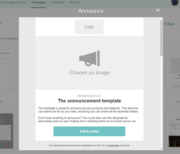 EmailOctopus Email Campaign template