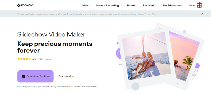 Step 2 Download and Run Movavi Slideshow Maker