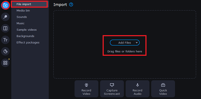 Step 4 Import Media