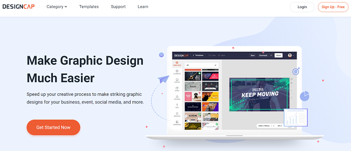 Design cap Homepage