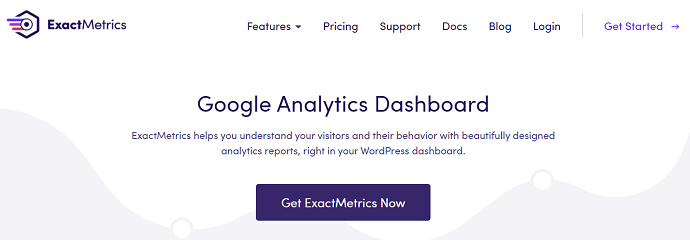 Google Analytics Dashboard by ExactMetrics