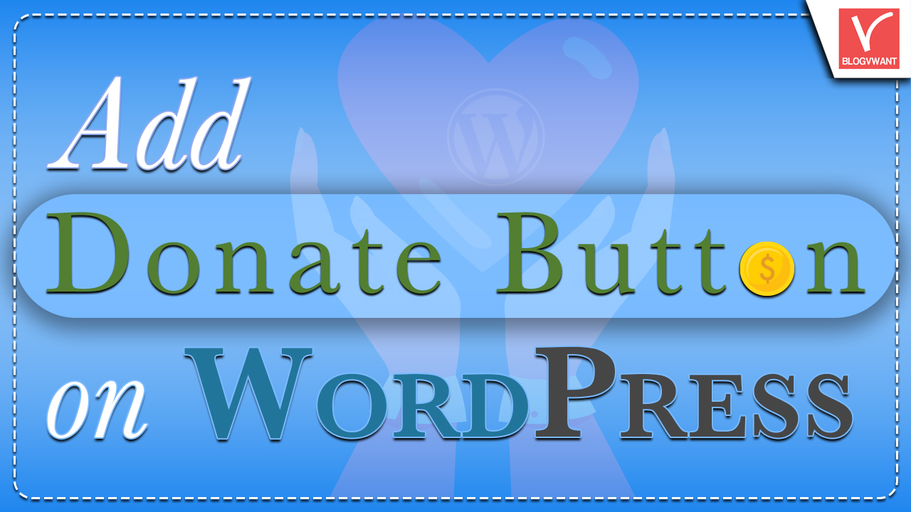 Add Donate Button on WordPress